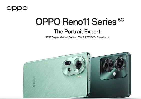 OPPO تُطلق سلسلة هواتف Reno11 5G في مصر