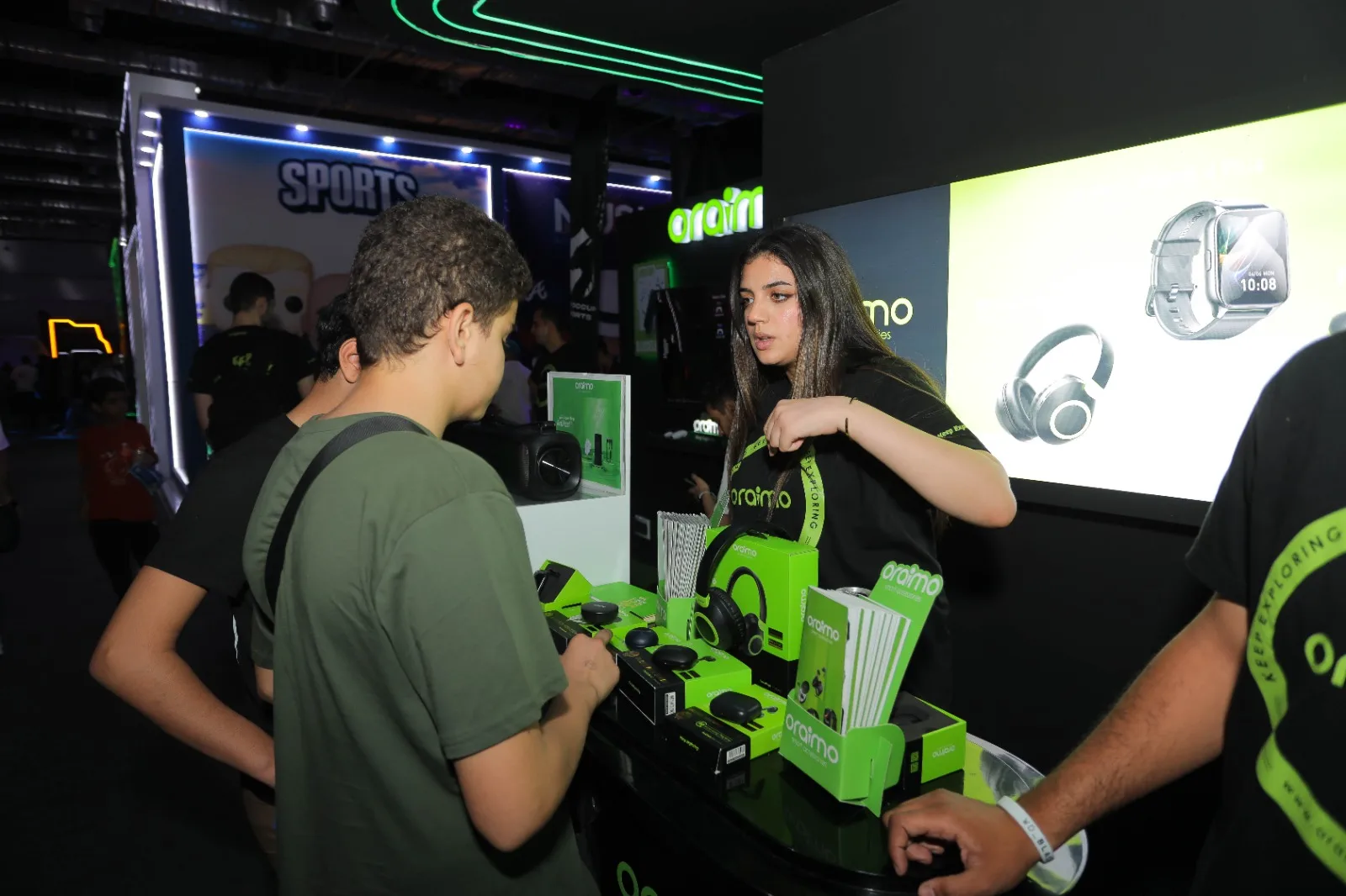 «oraimo» تتألق في حدث Insomnia Egypt Gaming Festival